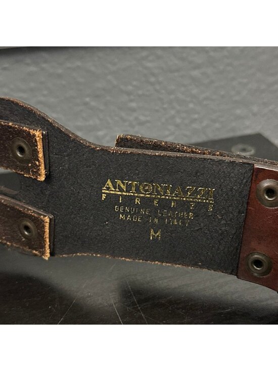 Lorena Antoniazzi Brown Leather Belt Women Medium Woven Statement Waist Italy main image 8